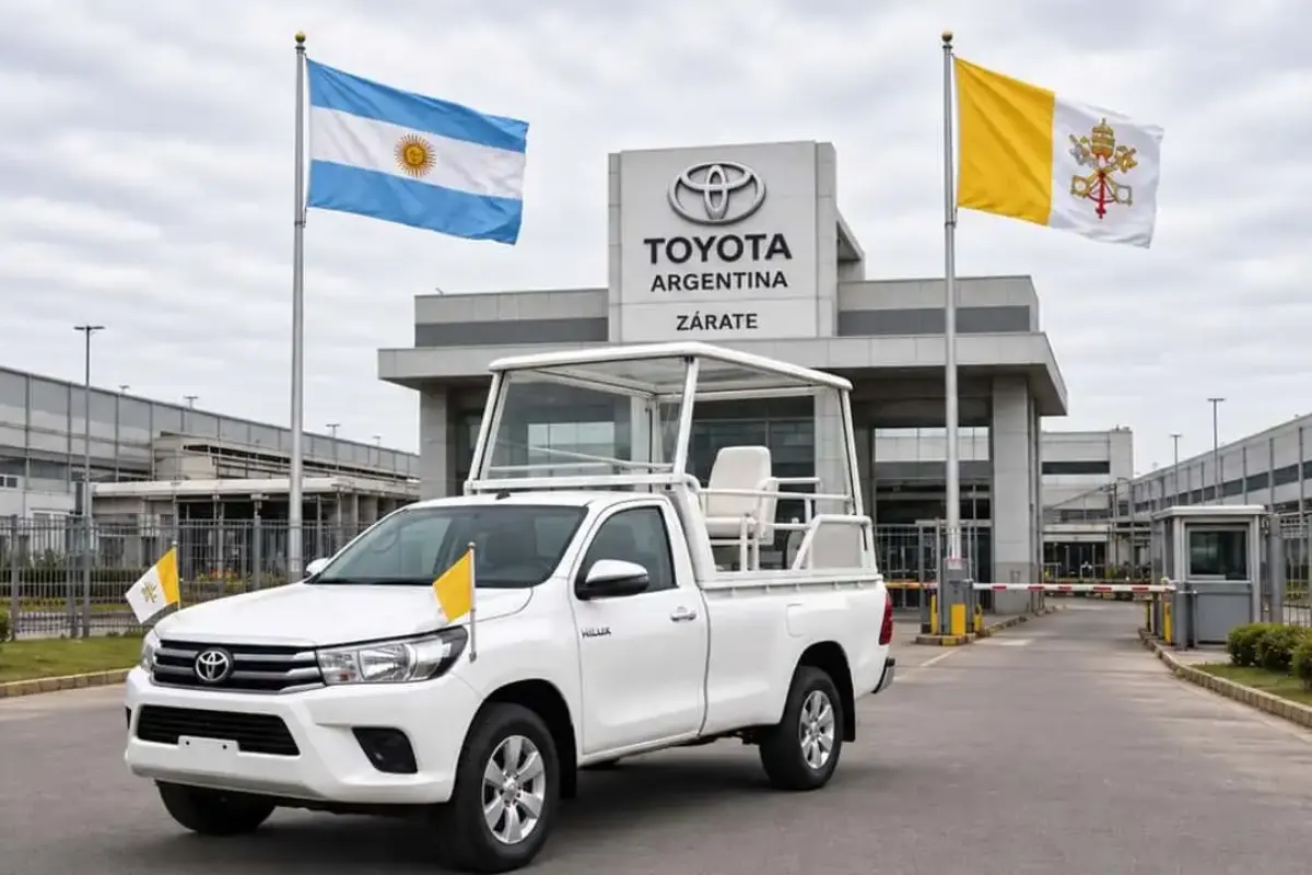Toyota Hilux será transformada em papamóvel para visita de Leão XIV à Argentina