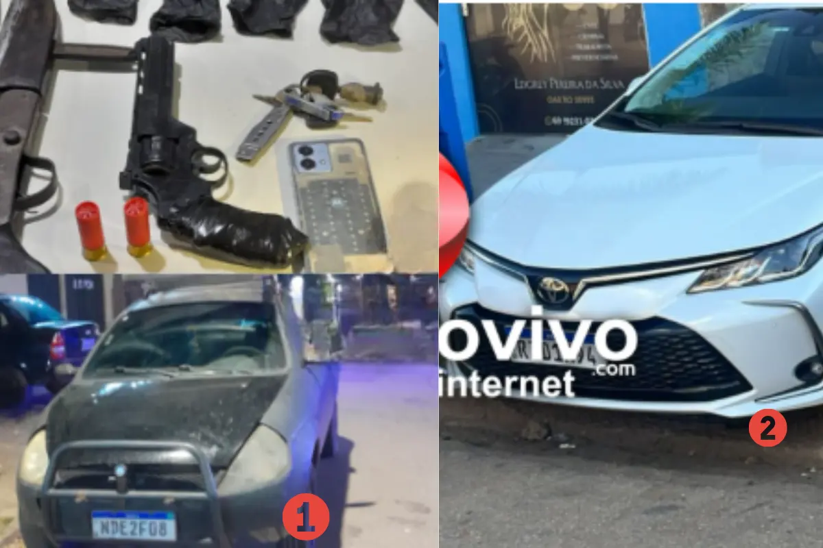 Em menos de 48 horas, duas perseguições policiais terminam com prisões e apreensões em Rondônia