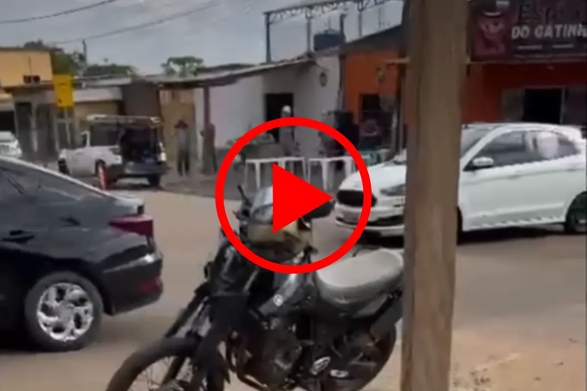 Motociclista de XT 660 sofre fratura na perna após colisão em Porto Velho
